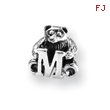 Sterling Silver Reflections Kids Letter M Bead