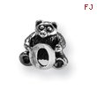 Sterling Silver Reflections Kids Letter O Bead