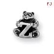 Sterling Silver Reflections Kids Letter Z Bead