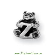 Sterling Silver Reflections Kids Letter Z Bead