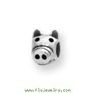 Sterling Silver Reflections Kids Pig Bead