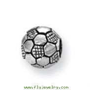 Sterling Silver Reflections Kids Soccer Ball Bead