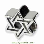 Sterling Silver Reflections Kids Star of David Bead