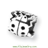 Sterling Silver Reflections Ladybug Bead