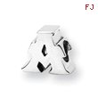 Sterling Silver Reflections Letter A Bead