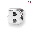 Sterling Silver Reflections Letter B Bead