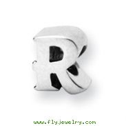 Sterling Silver Reflections Letter R Bead