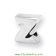 Sterling Silver Reflections Letter Z Bead