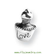 Sterling Silver Reflections Love Perfume Bottle Bead