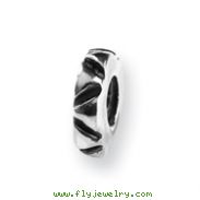 Sterling Silver Reflections Notched Spacer Bead