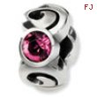 Sterling Silver Reflections October Swavorski Crystal Birthstone Bead
