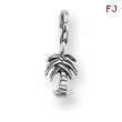 Sterling Silver Reflections Palm Tree Click-on For Bead