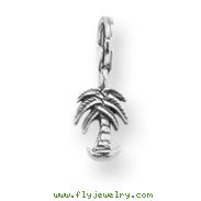 Sterling Silver Reflections Palm Tree Click-on For Bead