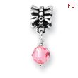 Sterling Silver Reflections Pink Dangle Bead