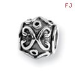 Sterling Silver Reflections Scroll Bali Bead