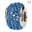 Sterling Silver Reflections September Full Swavorski Crystal Bead
