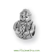 Sterling Silver Reflections Snowman Bead