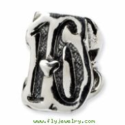 Sterling silver Reflections Sweet 16 Bead