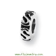 Sterling Silver Reflections Swirl Spacer Bead