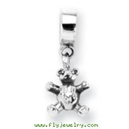 Sterling Silver Reflections Teddy Bear Dangle Bead