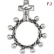 Sterling Silver Ring Complete No Setting 41.30X29.40 MM Polished RING ROSARY