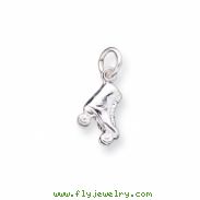 Sterling Silver Roller Skate Charm