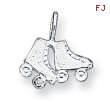 Sterling Silver Roller Skates Charm