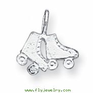 Sterling Silver Roller Skates Charm