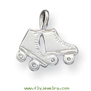 Sterling Silver Roller Skates Pendant