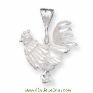 Sterling Silver Rooster Charm