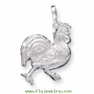 Sterling Silver Rooster Charm