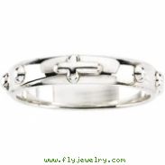 Sterling Silver Rosary Ring