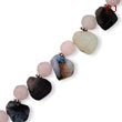 Sterling Silver Rose Quartz Rutilated Quartz Bracelet