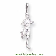 Sterling Silver Runner Pendant