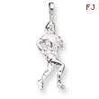 Sterling Silver Runner Pendant