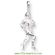 Sterling Silver Runner Pendant