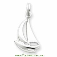 Sterling Silver Sailboat Charm