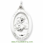 Sterling Silver Saint Anthony Medal