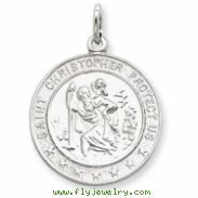 Sterling Silver Saint Christopher Medal
