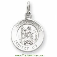 Sterling Silver Saint Christopher Medal