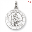Sterling Silver Saint Christopher Medal