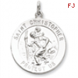 Sterling Silver Saint Christopher Medal