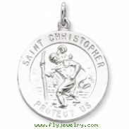 Sterling Silver Saint Christopher Medal