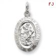 Sterling Silver Saint Christopher Medal