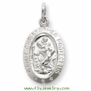 Sterling Silver Saint Christopher Medal