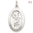 Sterling Silver Saint Christopher Medal