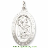 Sterling Silver Saint Christopher Medal