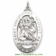 Sterling Silver Saint Christopher Medal