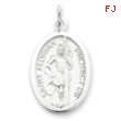 Sterling Silver Saint Florian Medal