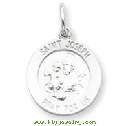 Sterling Silver Saint Joseph Medal